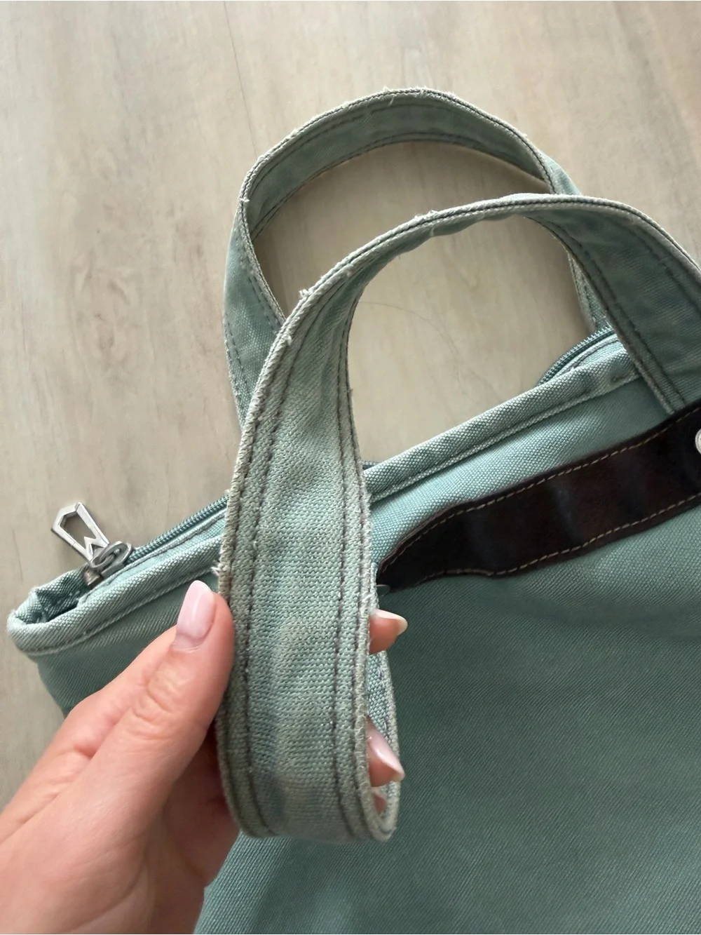 Marc Jacobs Green Canvas Tote Vintage